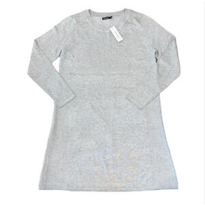 **NWT Francesca's Collections Solutions! Grey Knit Sweater Dress/Tunic -